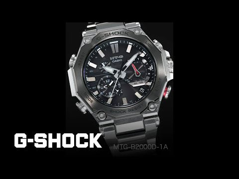 G-Shock Mens 200m Solar MT-G - MTG-B2000B-1A2
