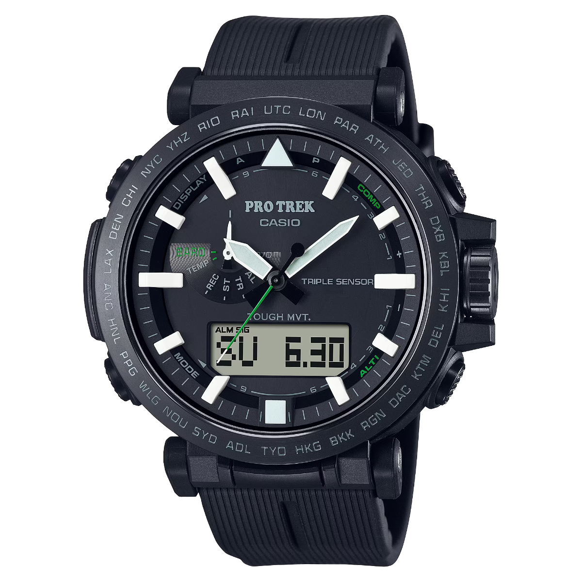 Protrek Mens 100m Triple Sensor Solar - PRW-6621Y-1ER