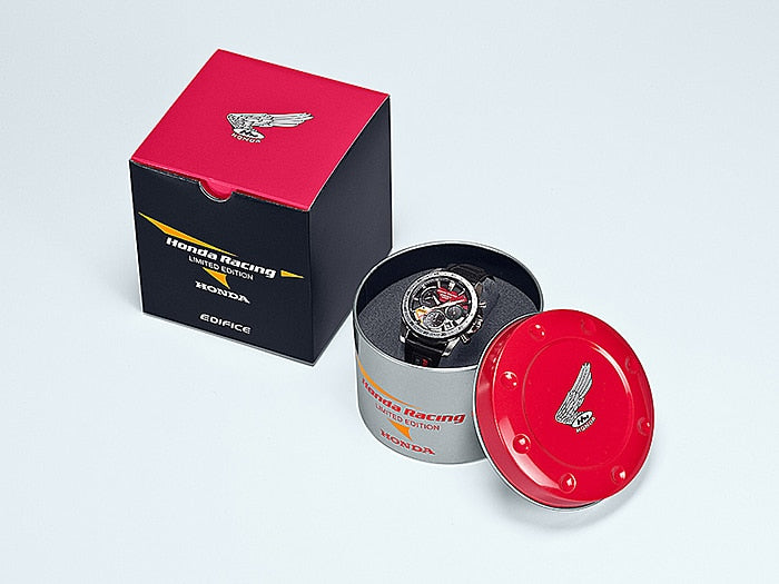 Edifice Mens 100m Honda Racing Solar - EQS-930HR-1ADR