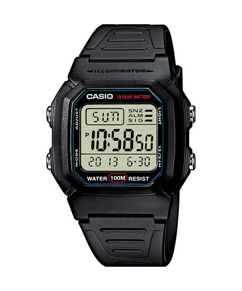 Standard Collection Mens 100m W-800H-1AVDF– The Casio Shop