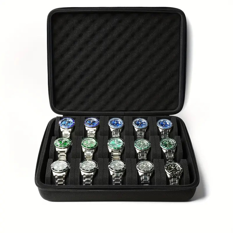 15 Slot Watch Travel Case