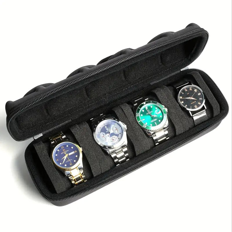 4 Slot Watch Travel Case