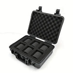 6 Slot Protective Storage Watch Box - Black