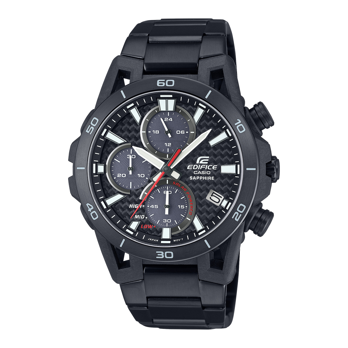 Edifice Mens 100m Sapphire Solar - EFS-S640DC-1M