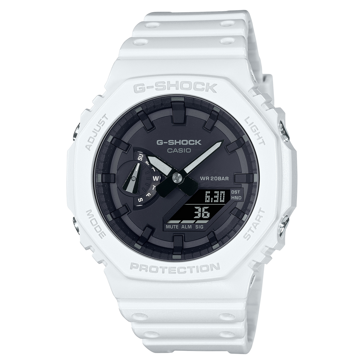 G-Shock Mens 200m Koolstofkern - GA-2100-7AFC