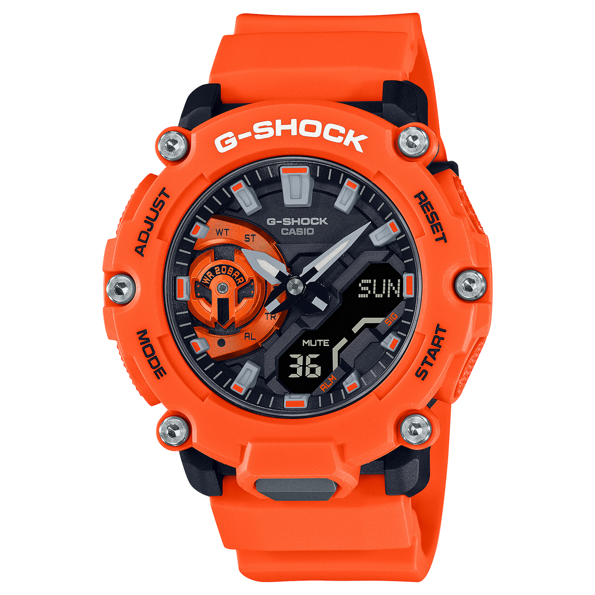 G-Shock Mens 200m Koolstofkern - GA-2200M-4FC