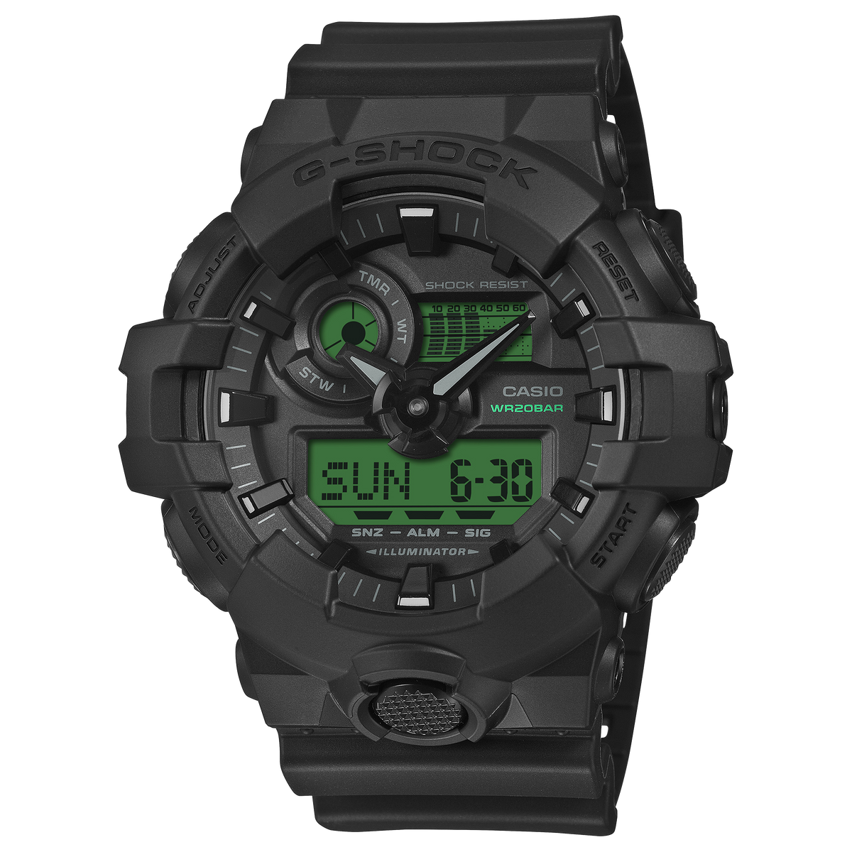 G-Shock Mens 200m Standard - GA-700BEG-1ADR