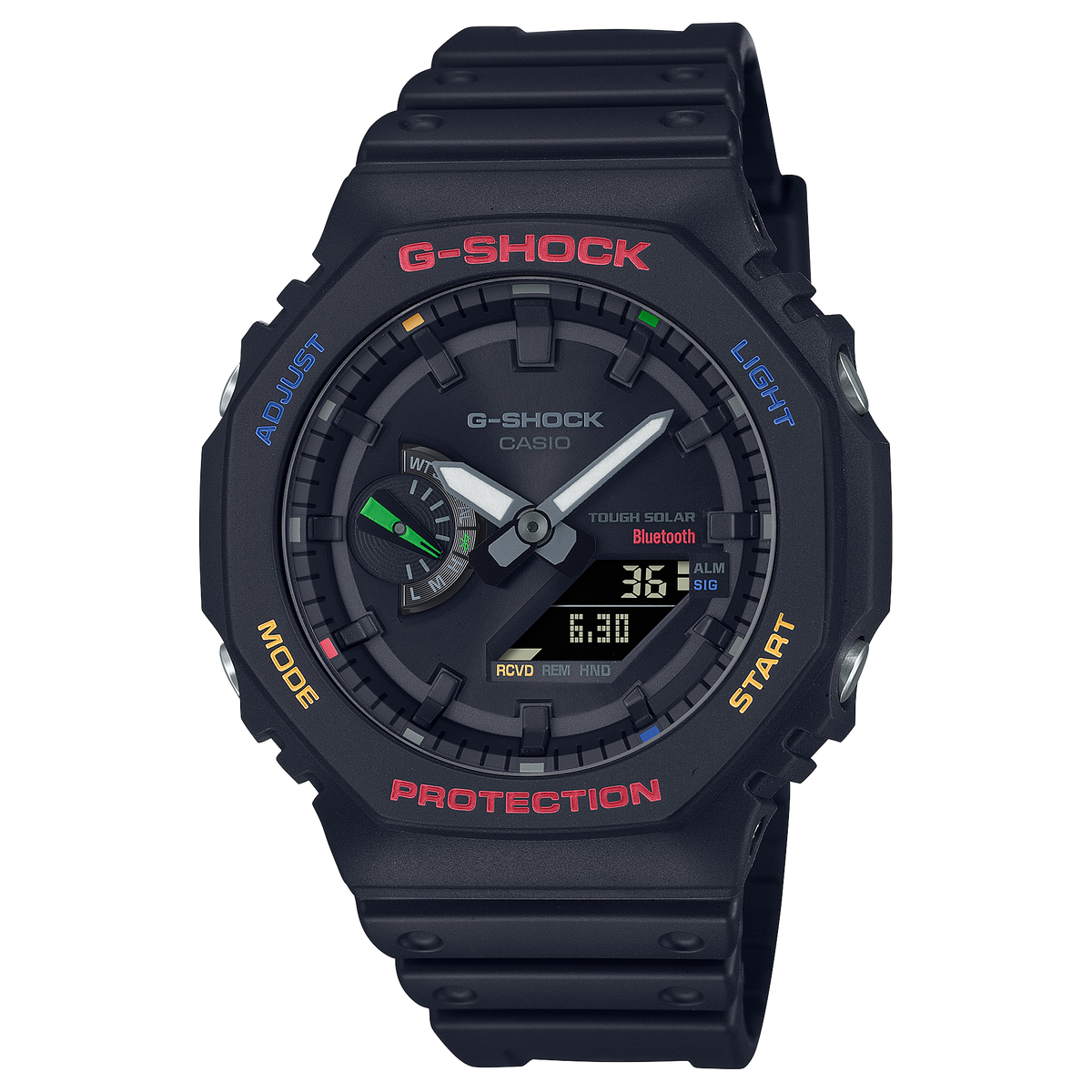 G-Shock Mens 200m Carbon Core Bluetooth Solar - GA-B2100FC-1ADR