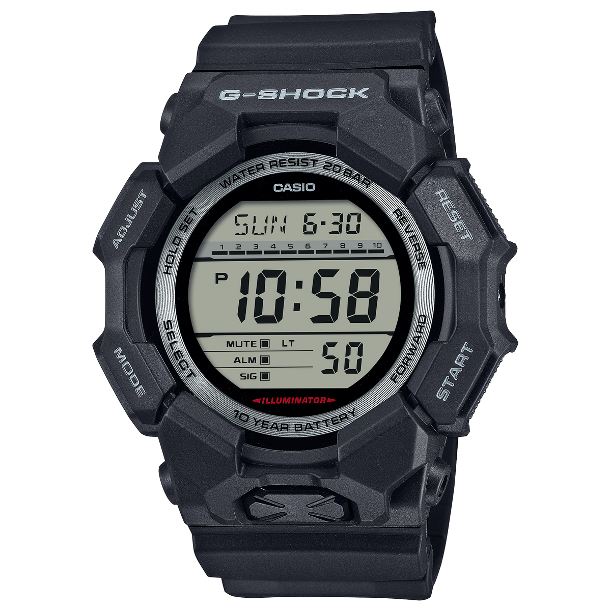 G-Shock Mens 200m Standard - GD-010-1DR