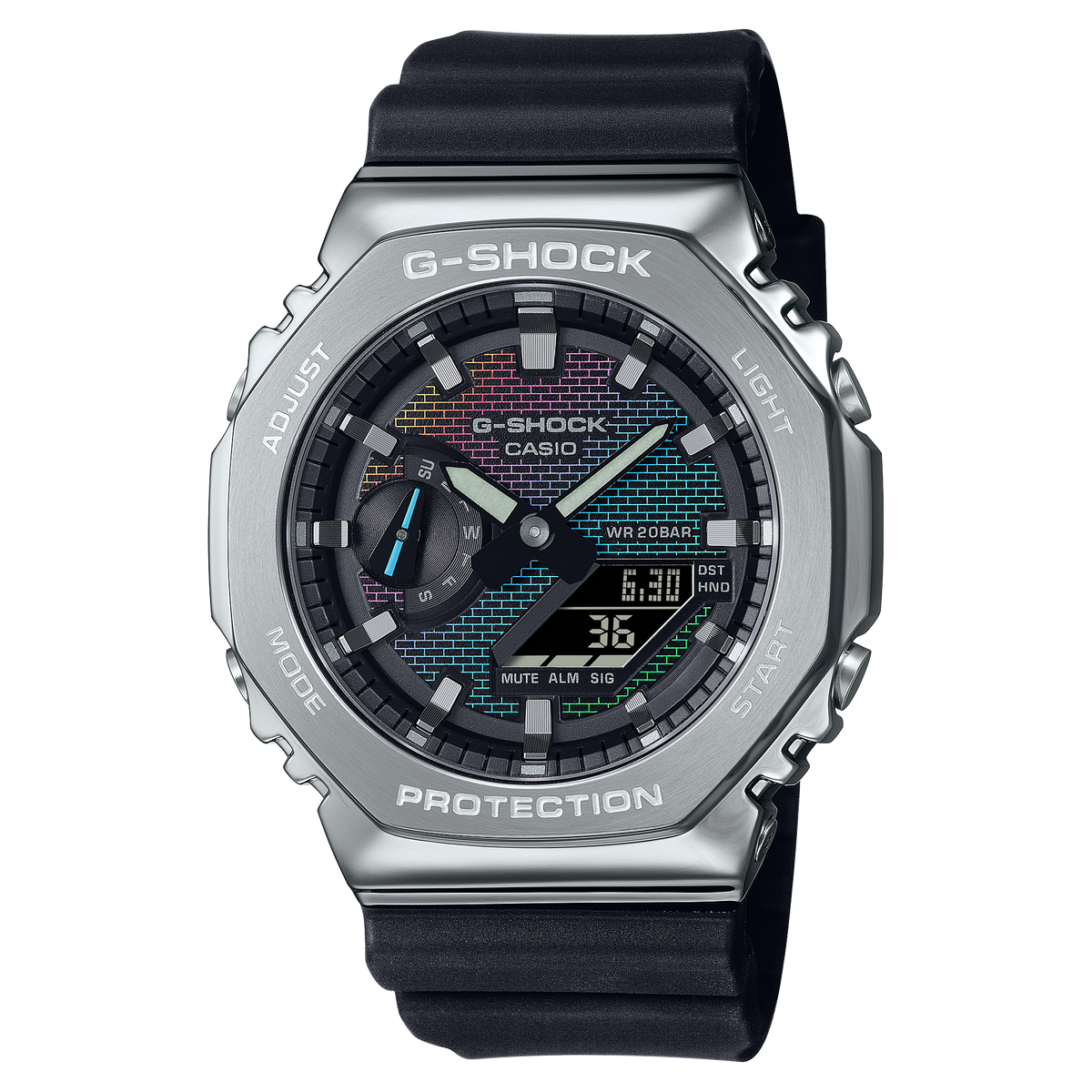 G-Shock Mans 200 m G-Staal - GM-2100CB-1AFC 