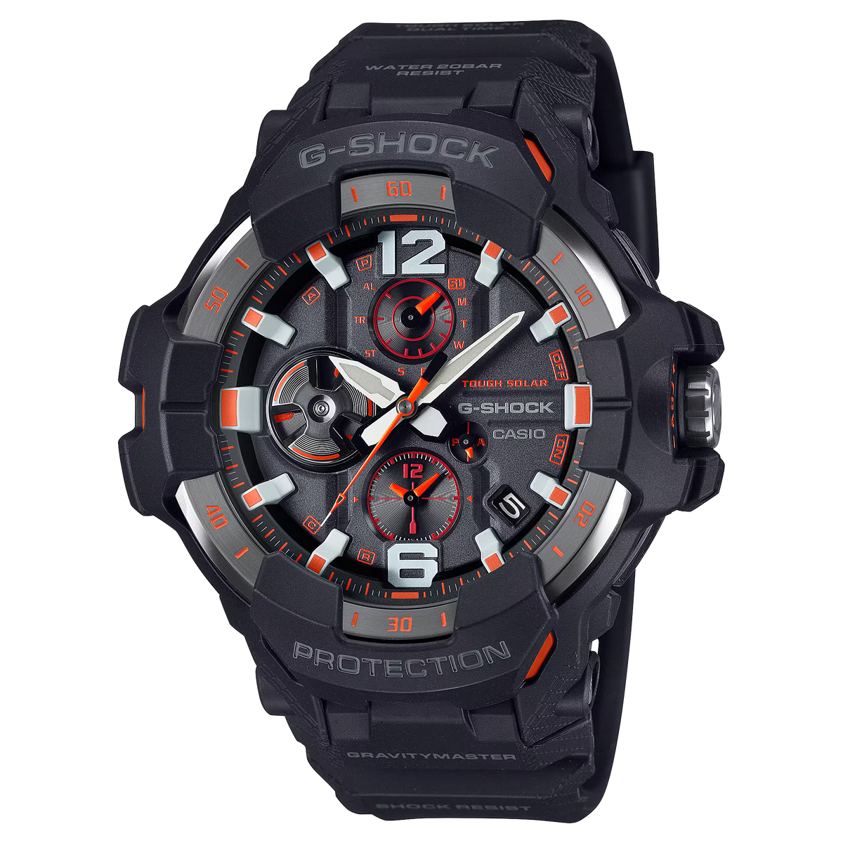 G-Shock Mens 200m Bluetooth Solar Gravitymaster - GR-B300-1A4DR