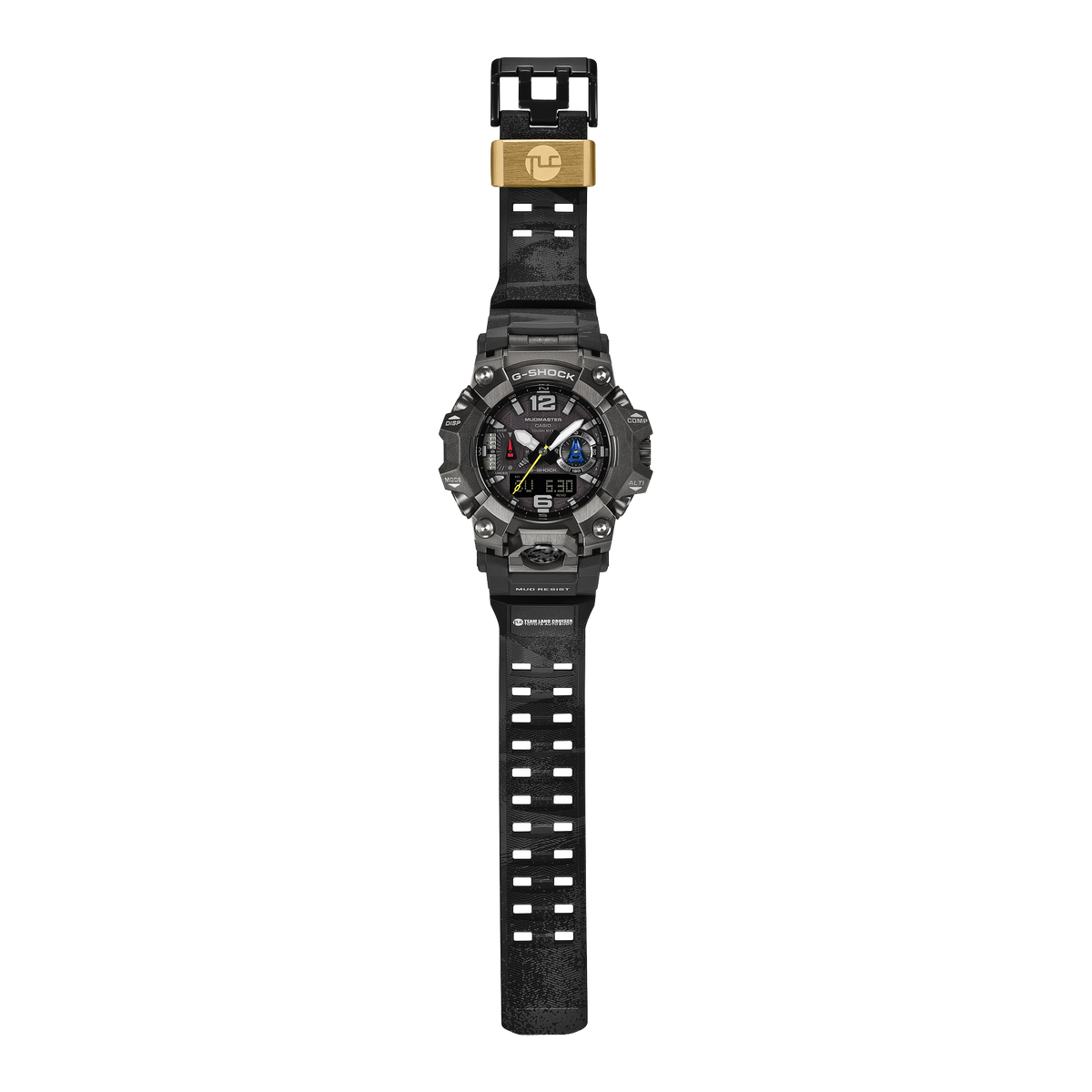 G-Shock Mens 200m Team Land Cruiser Bluetooth Solar Mudmaster - GWG-B1000TLC-1ADR