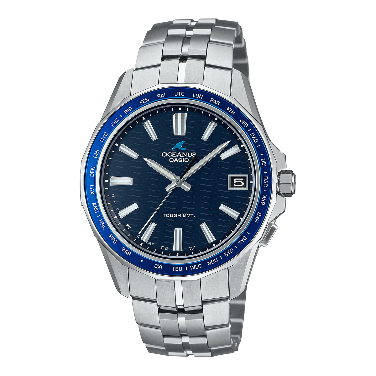 Oceanus Mens 100m Solar Bluetooth Titanium - OCW-S400-2