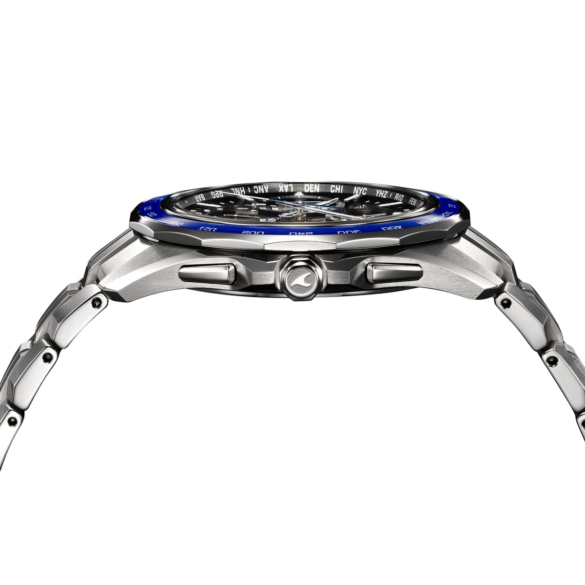 Oceanus Mens 100m Solar Bluetooth Titanium - OCW-S7000-1