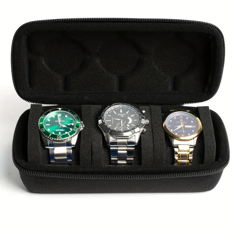 3 Slot Watch Travel Case