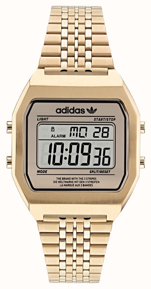 Adidas - Digital Two - Gold-Tone Stainless Steel - AOST22074