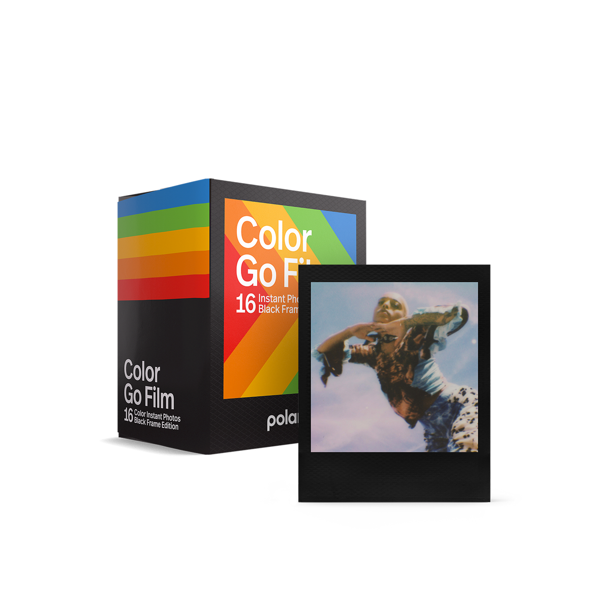 Polaroid - Go Color Film Double Pack Black Frame Edition - 16 Film