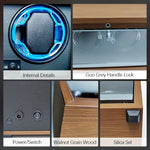 Double Automatic Watch Winder Box - Wood