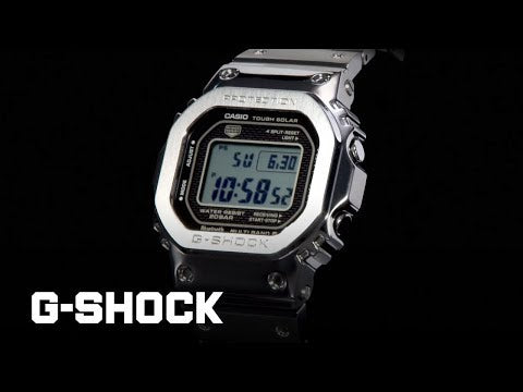 G-Shock Mens 200 m Bluetooth G-staal - GMW-B5000GD-9FC