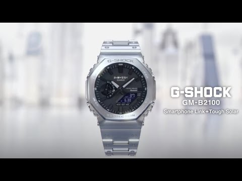 G-Shock Mens 200 m Bluetooth G-staal - GM-B2100BD-1AFC
