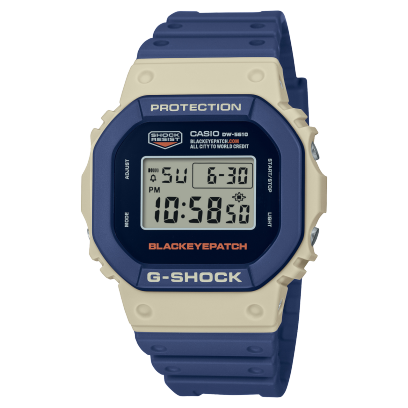 G-Shock Mens 200m BlackEyePatch- DW-5610BEP-2