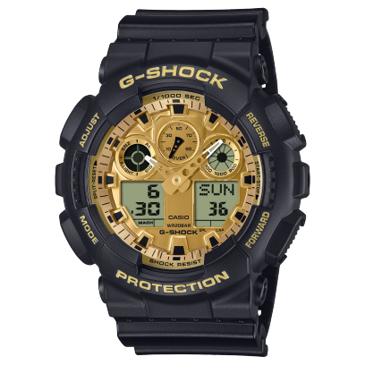 G-Shock Mens 200m Standard - GA-100GGB-1A9