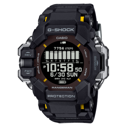 G-Shock Mens 200m Rangeman GPS Met HR Monitor - GPR-H1000-1DR 