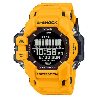 G-Shock Mens 200m Rangeman GPS With HR Monitor - GPR-H1000-9DR