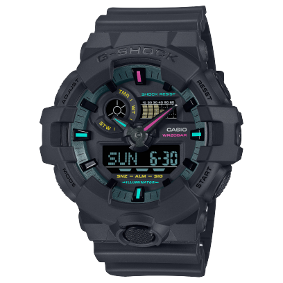 G-Shock Mens 200m Standard - GA-700MF-1ADR