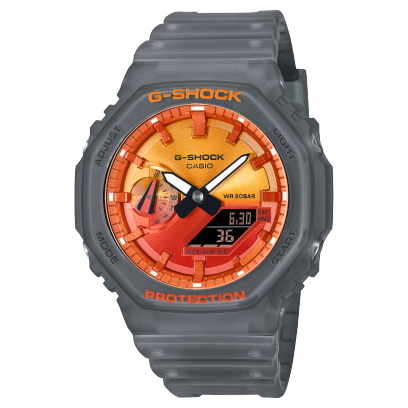 G-Shock Mens 200m Carbon Core - GA-2100FLS-8A4