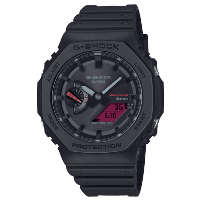 G-Shock Mens 200m Carbon Core Bluetooth Solar - GA-B2100BBR-1
