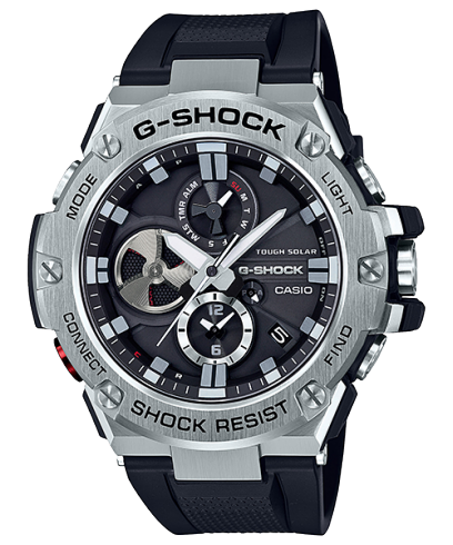 G-Shock Mens 200m G-Steel Bluetooth - GST-B100-1FC