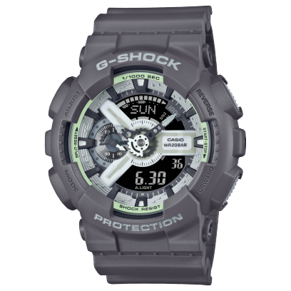 G-Shock Mens 200m Hidden Glow - GA-110HD-8M
