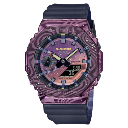 G-Shock Mens 200m G-Steel Milky Way Limited Edition - GM-2100MWG-1M
