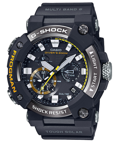 G-Shock Mens 200m Carbon Bluetooth Frogman - GWF-A1000-1ASK