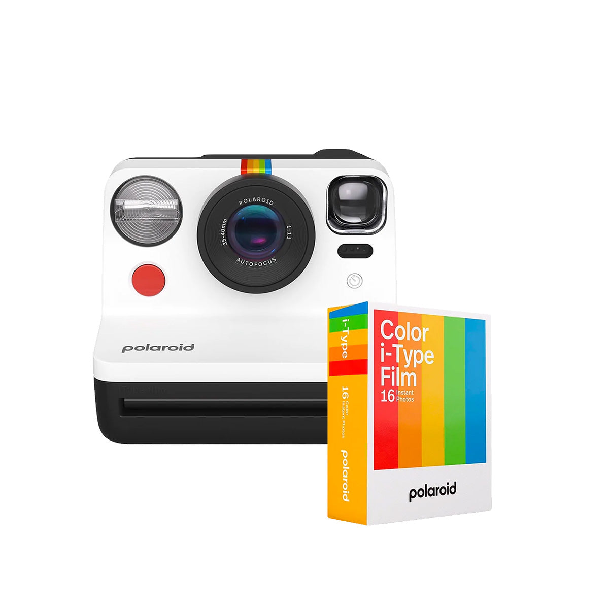 Polaroid Now - Generation 2 i-Type Instant Camera Everything Box - Black & White