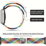 Sporty Split Buckle Nylon Loop for Apple Watch