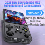 R36MAX 128g Classic Retro Handheld Console With 4 HD Screen 