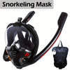 180 Panoramic Full Face Snorkel Mask with Camera Mount
