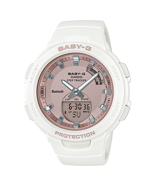 Baby-G Womens 100m Bluetooth Fitness - BSA-B100MF-7ADR