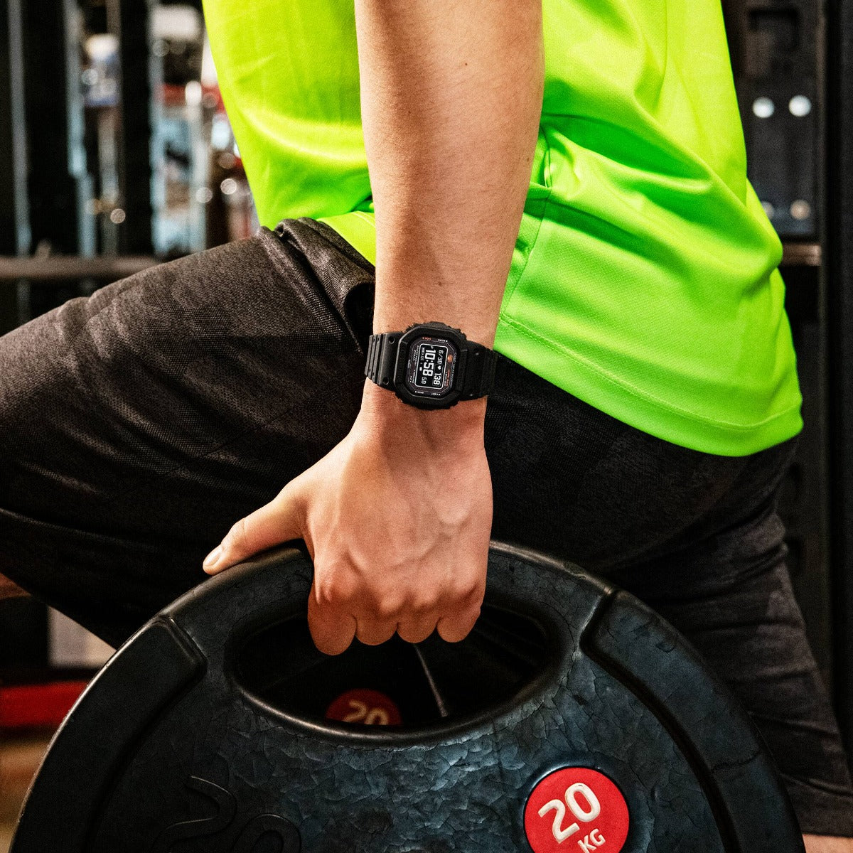 G-Shock Move Mans 200 m hartklop sonkrag - DW-H5600-1ER 