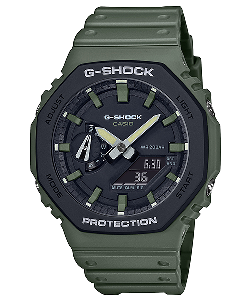 G-Shock Mens 200m Carbon Core - GA-2110SU-3ADR