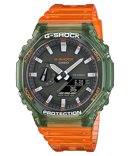 G-Shock Mens 200m Carbon Core - GA-2100HC-4ADR