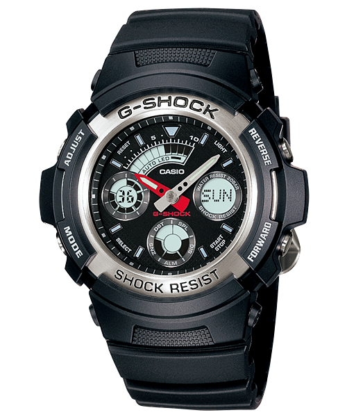 G-Shock Mens 200m Standard - AW-590-1ADR