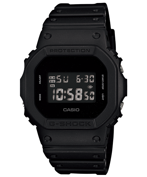 G-Shock Mens 200m Standard - DW-5600BB-1DR