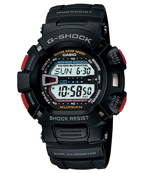 G-Shock Mens 200m Mudman - G-9000-1VDR