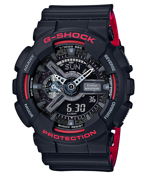 G-Shock Mens 200m Standard - GA-110HR-1ADR