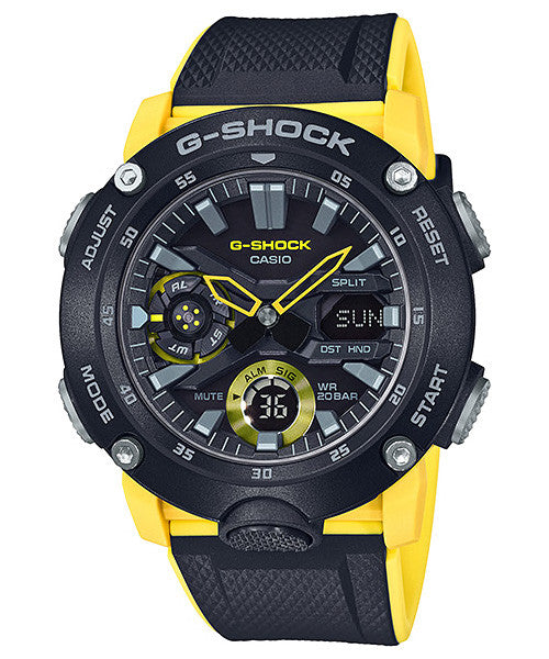 G-Shock Mens 200m Carbon Core - GA-2000-1A9DR