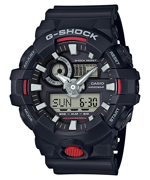 G-Shock Mens 200m Standard - GA-700-1ADR