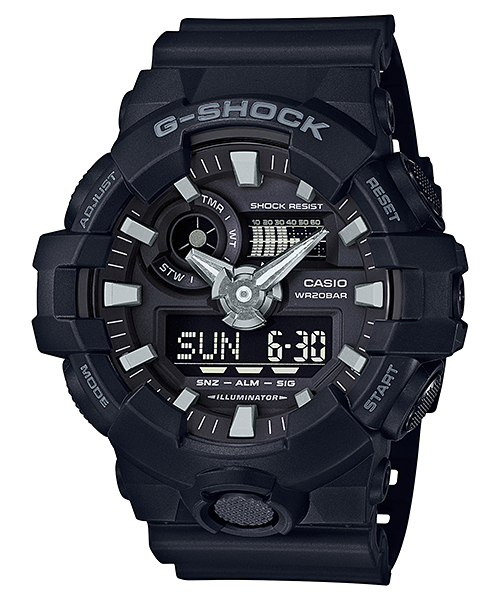 G-Shock Mens 200m Standard - GA-700-1BDR